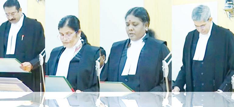 ఎపి హైకోర్టులో నలుగురు కొత్త జడ్జిల ప్రమాణం