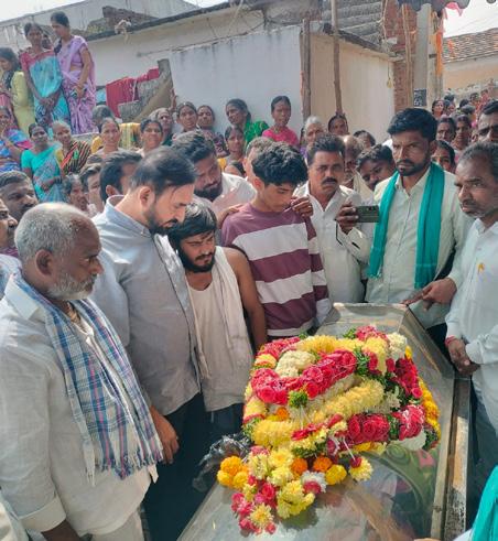 మండల కాంగ్రెస్ పార్టీ అధ్యక్షులు జూకంటి సంగారెడ్డి ఆకస్మిక మృతి