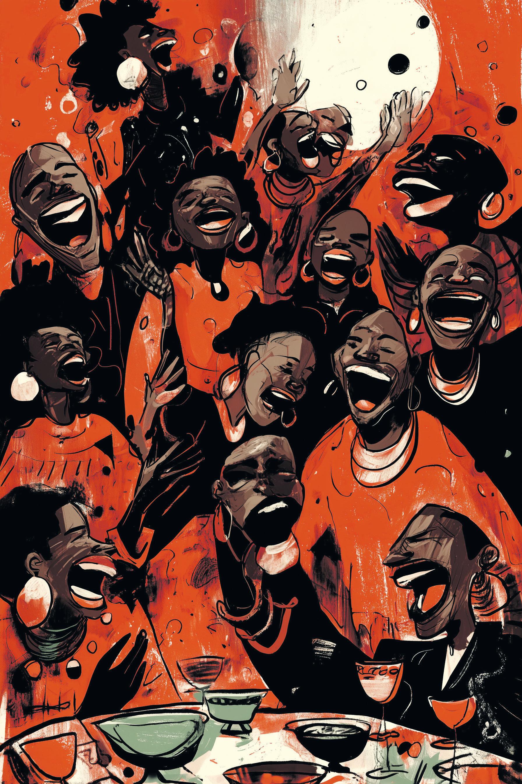 Never expect rambunctious South Africans to behave as you'd like at your gathering