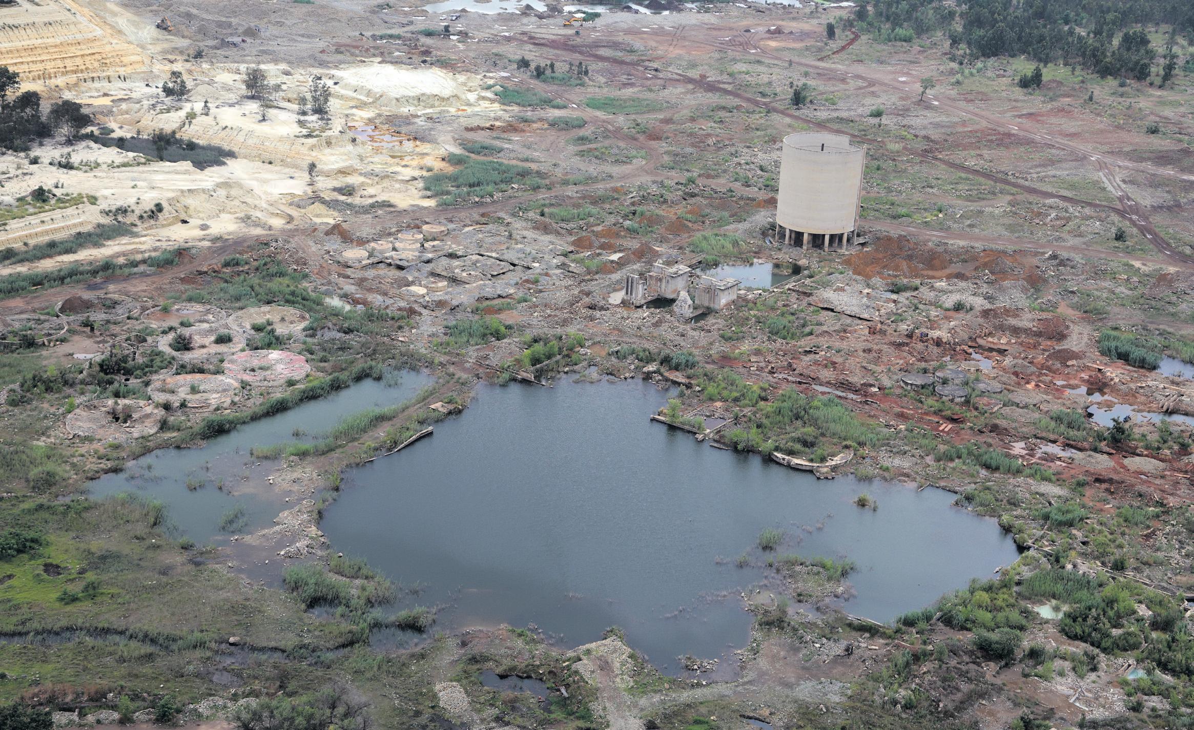 Investigation shows mine tailings