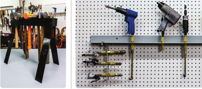Access Tools Quickly With Storage Racks