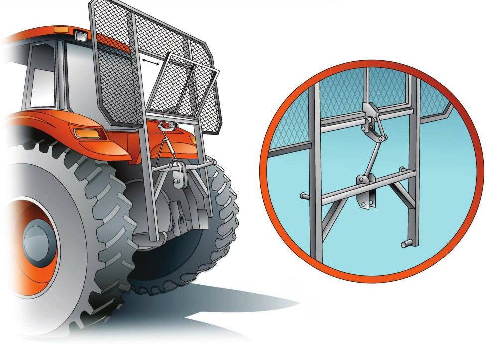 Rear Tractor Window Protector