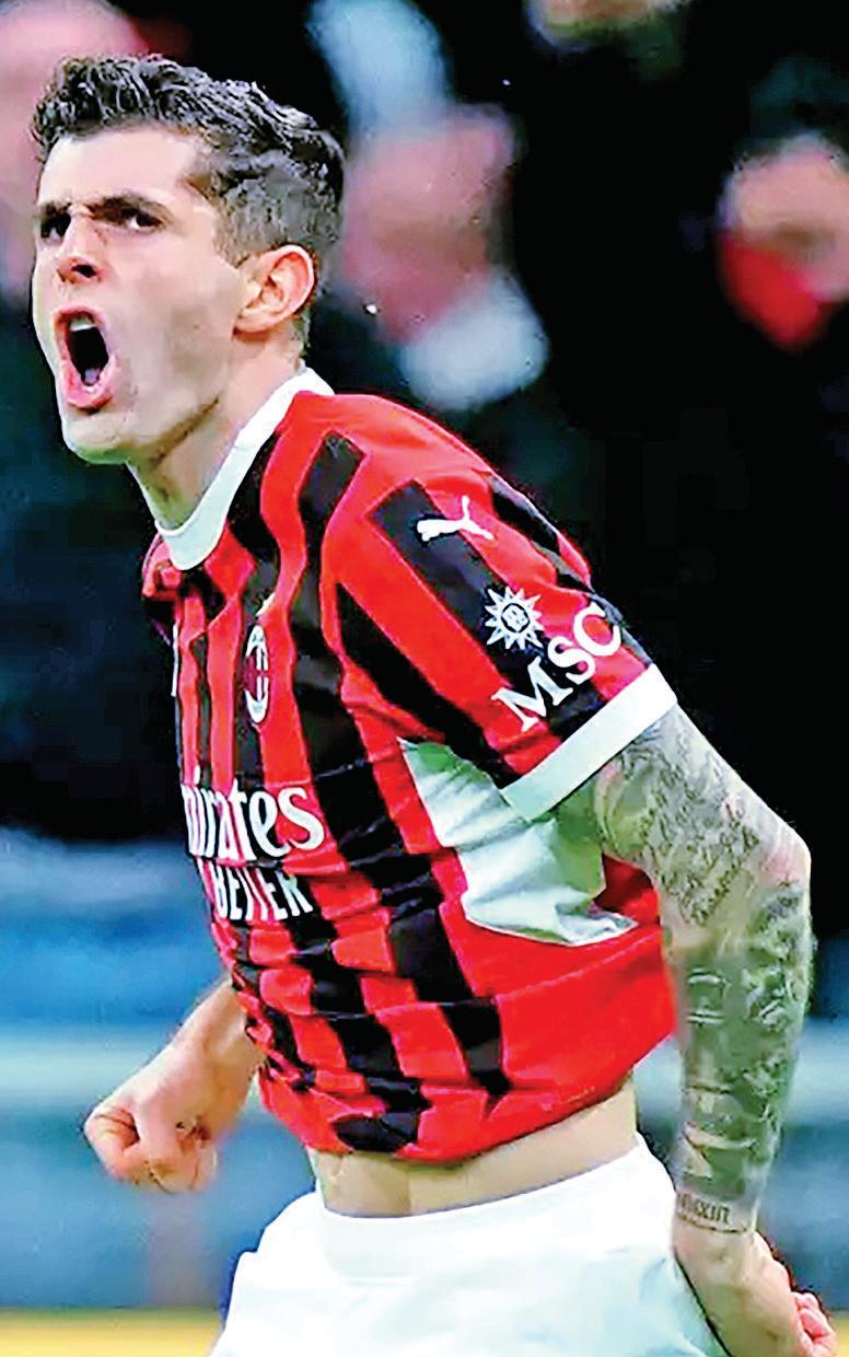 AC Milan edge past Como with a 2-1 home victory
