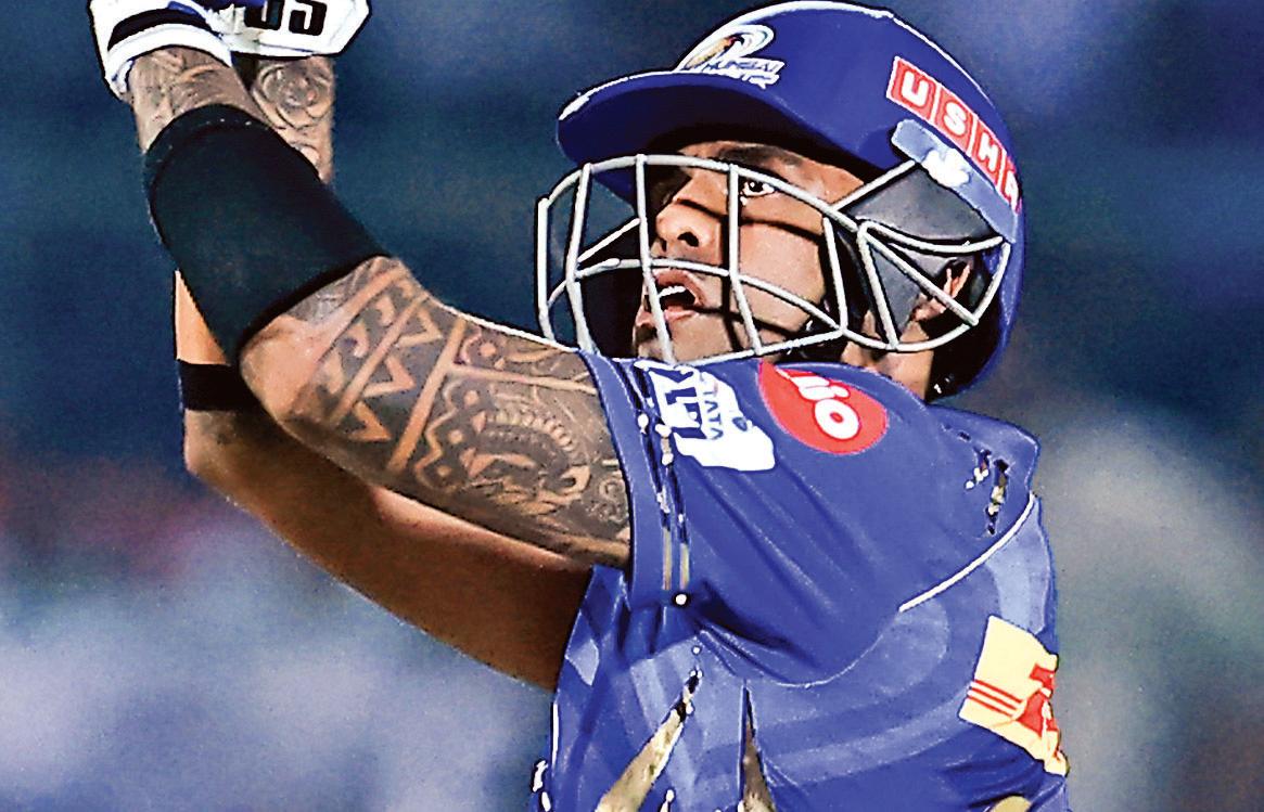 Surya surpasses Tendulkar for most runs for MI