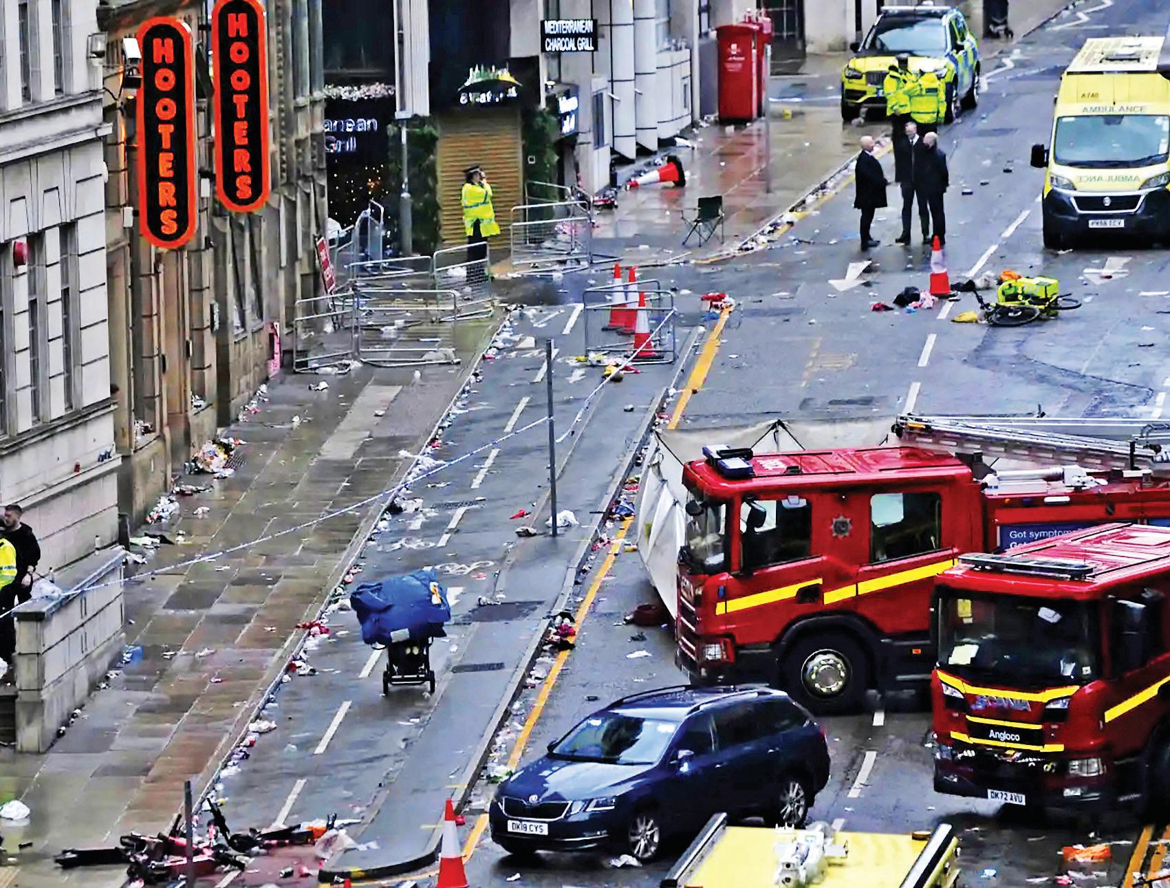 Man ploughs car into crowd of fans, 65 hurt