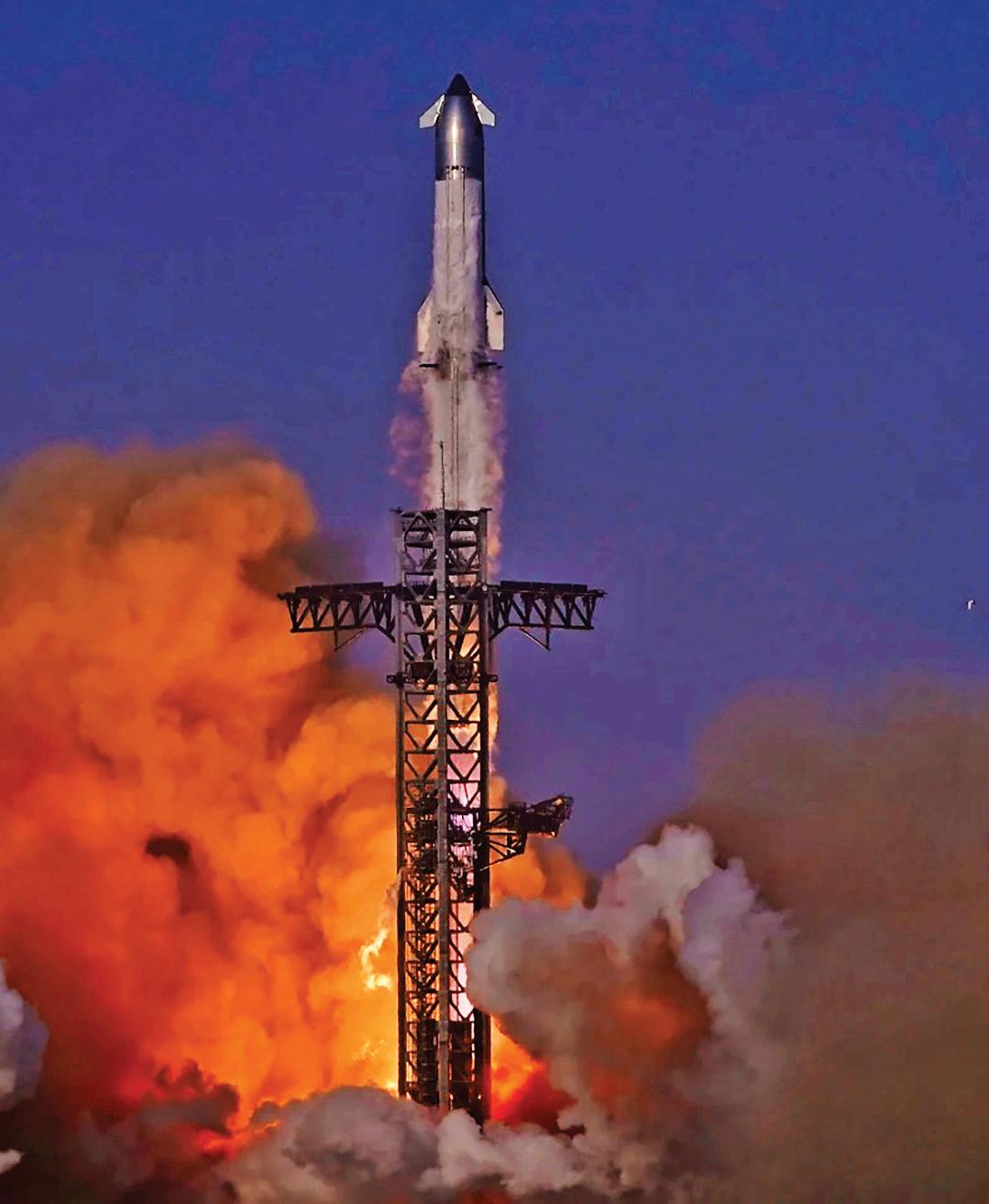 SpaceX's Starship breaks after launch