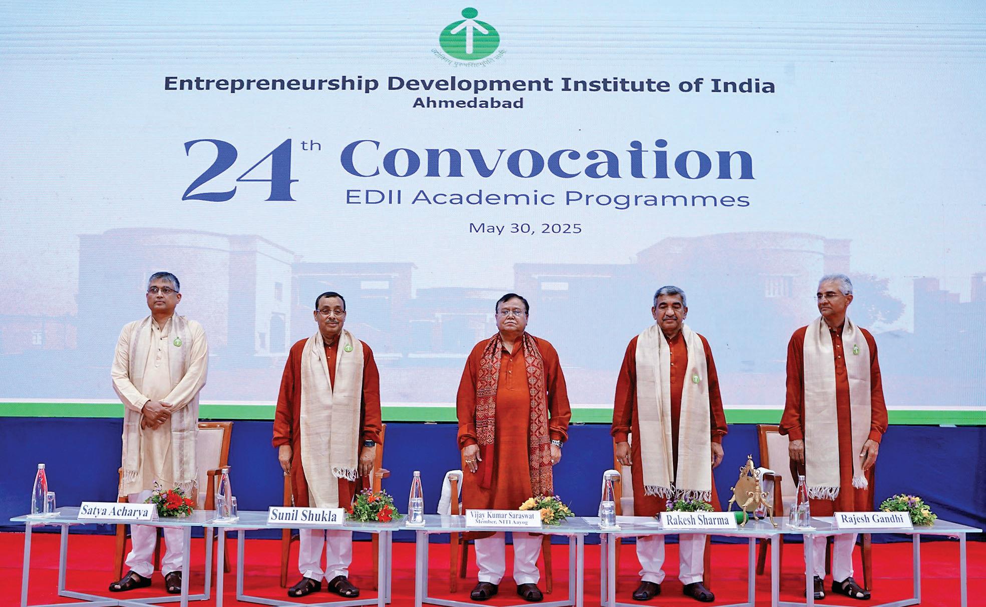 74 Students Get Diplomas at 24th EDII Convocation