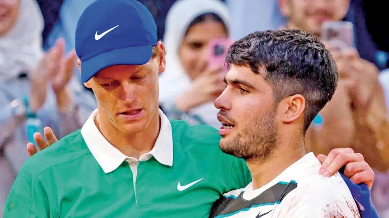 Alcaraz, Sinner take rivalry to Wimbledon