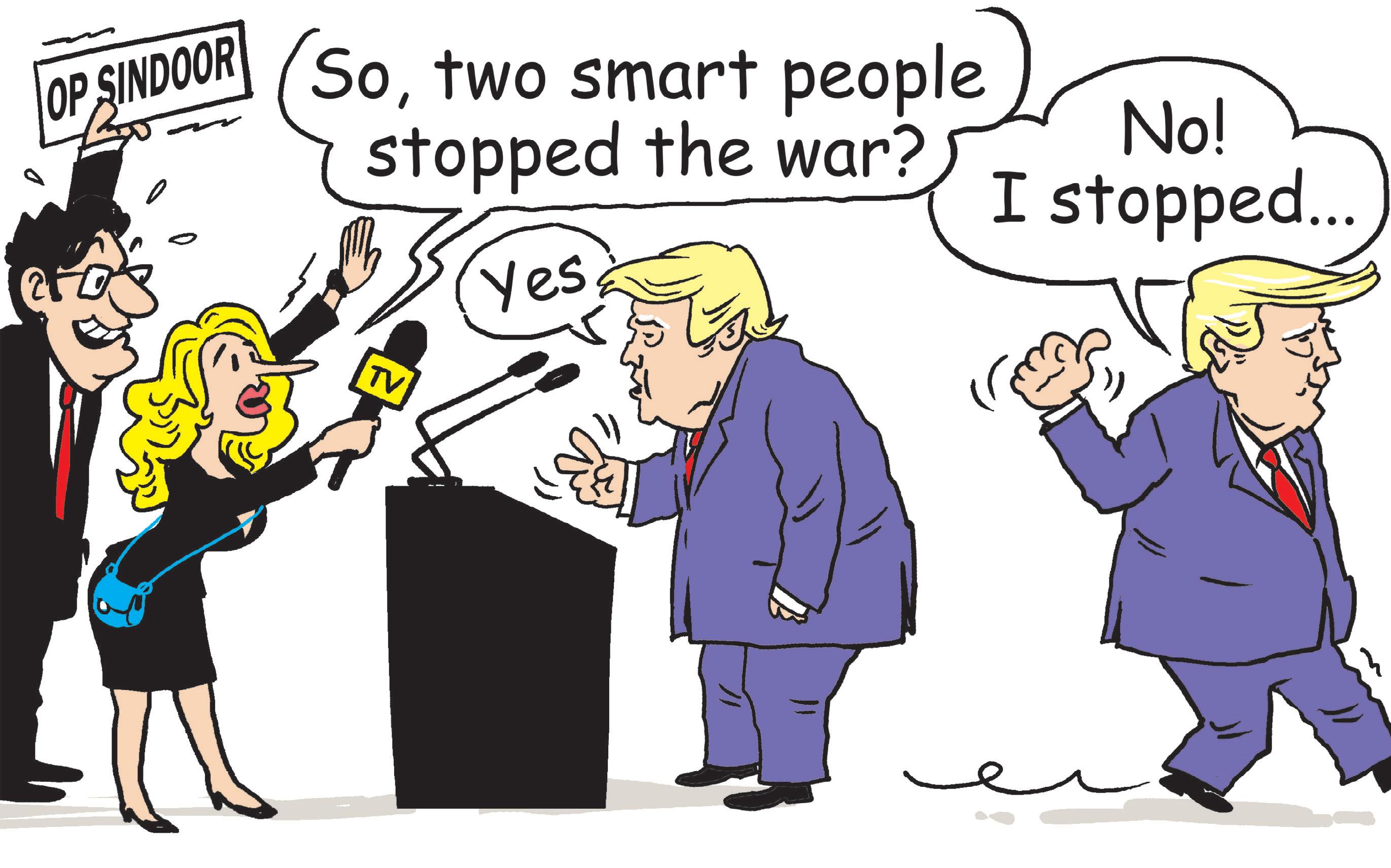 Trump Accepts 'No Role' in Stopping India-Pak War