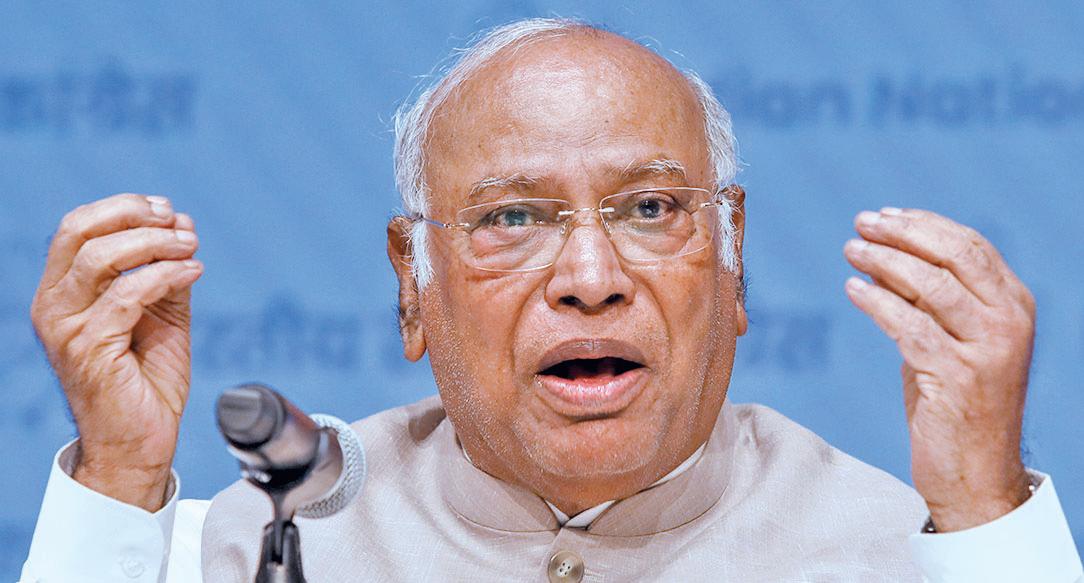 BJP staging drama to hide governance failure: Kharge