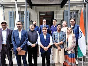 Indian delegation back after Olympic discussions