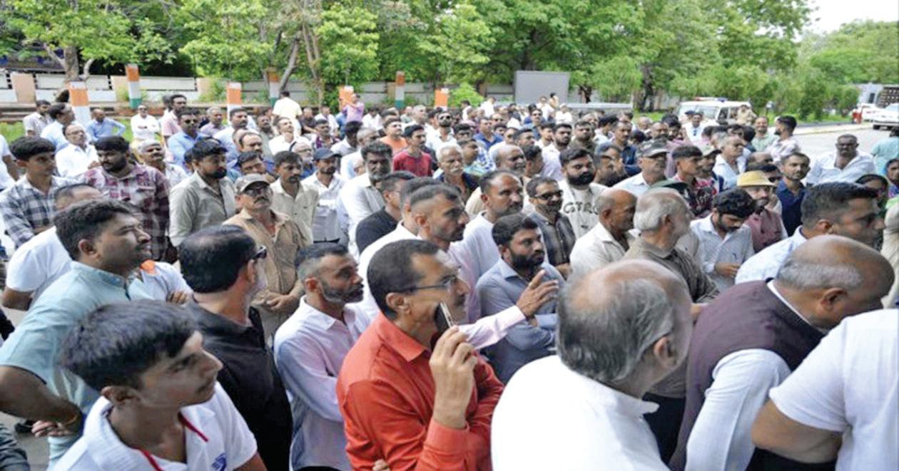 Kshatriyas Stage Protest Over Arrest of Their Leader