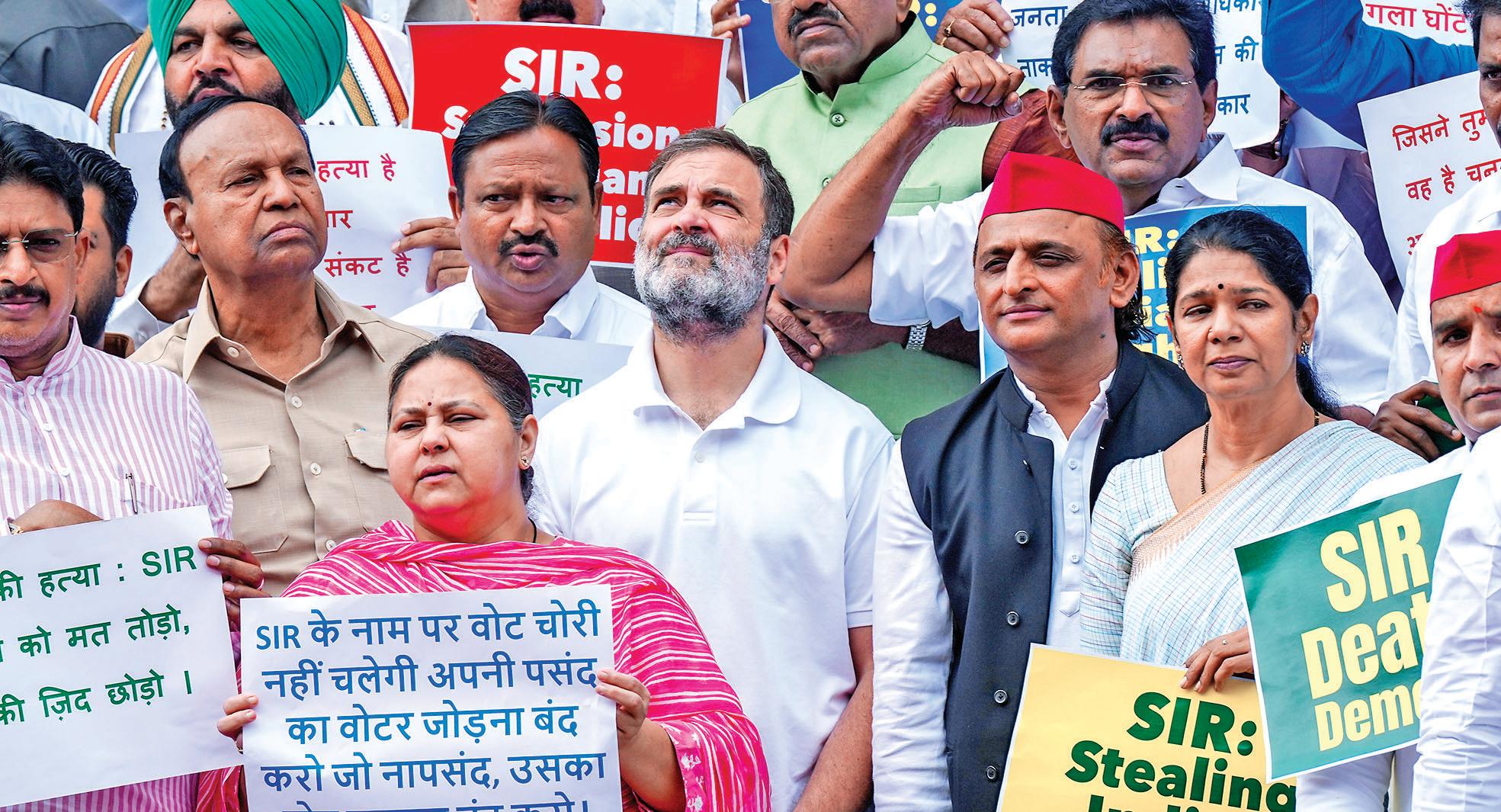Protests Over Bihar's SIR Rock Parliament