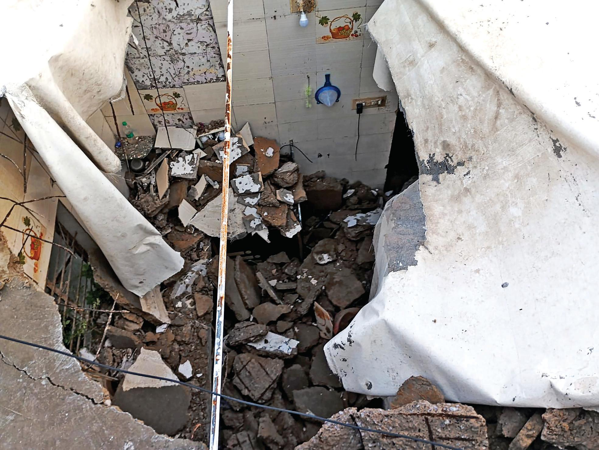 Ceiling collapses in GHB society, redevelopment stalled since 2019