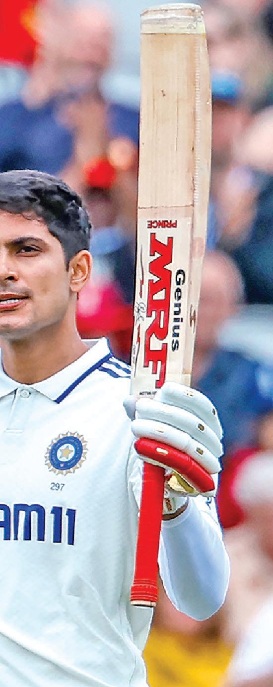 'Gill answered all questions perfectly with his bat'