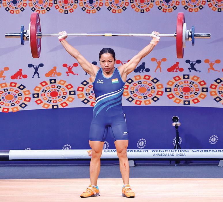 Mirabai wins Commonwealth C'ships gold