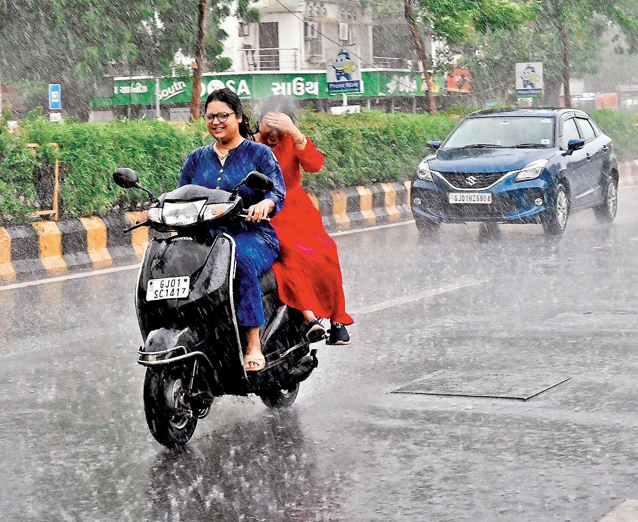 Orange alert sounded for many districts