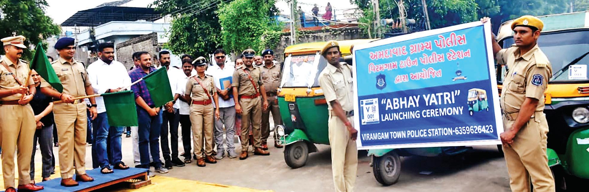 Rural police launch project for safe rides in rickshaws, taxis