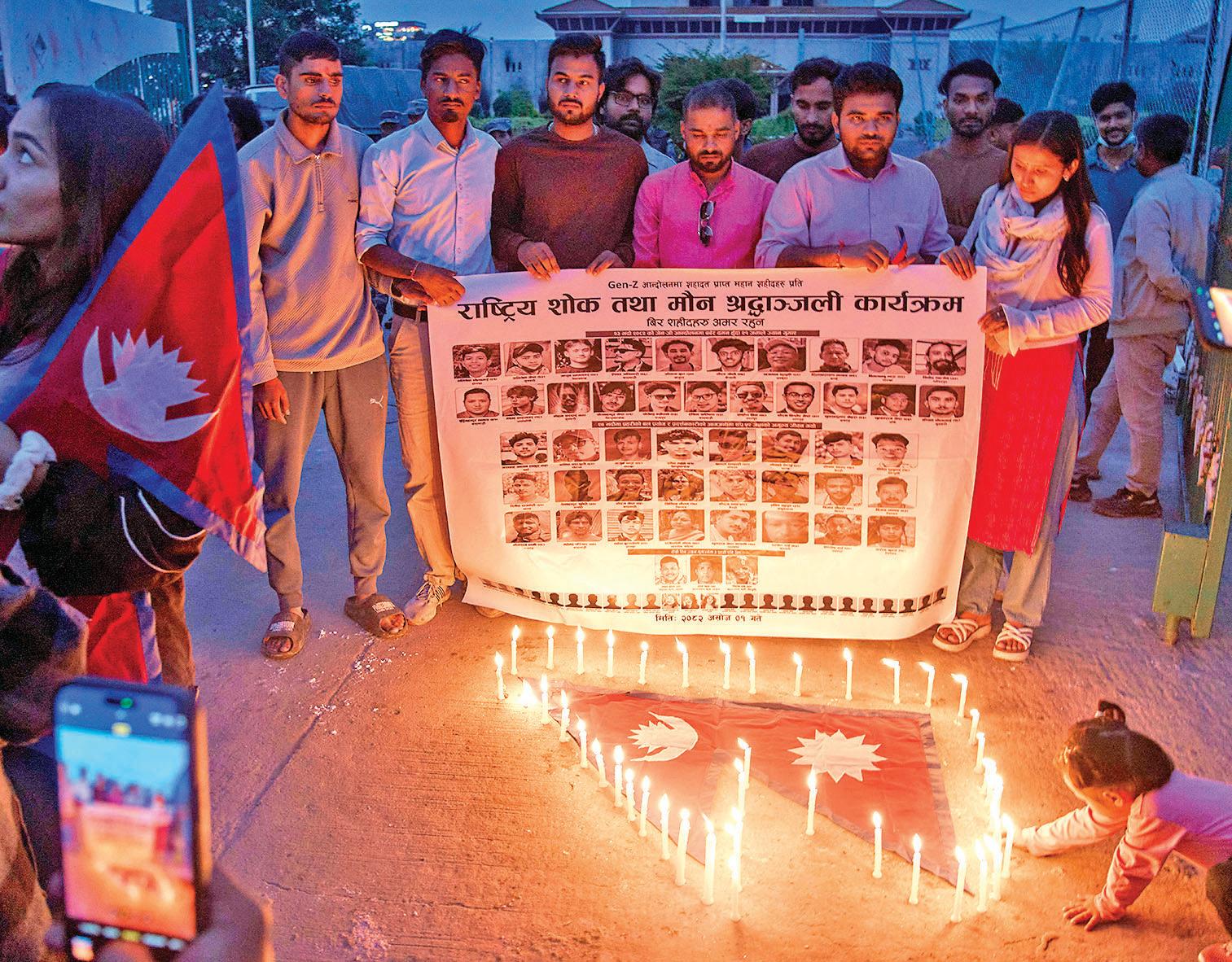 Nat'l mourning held in Nepal for Gen Z protest victims