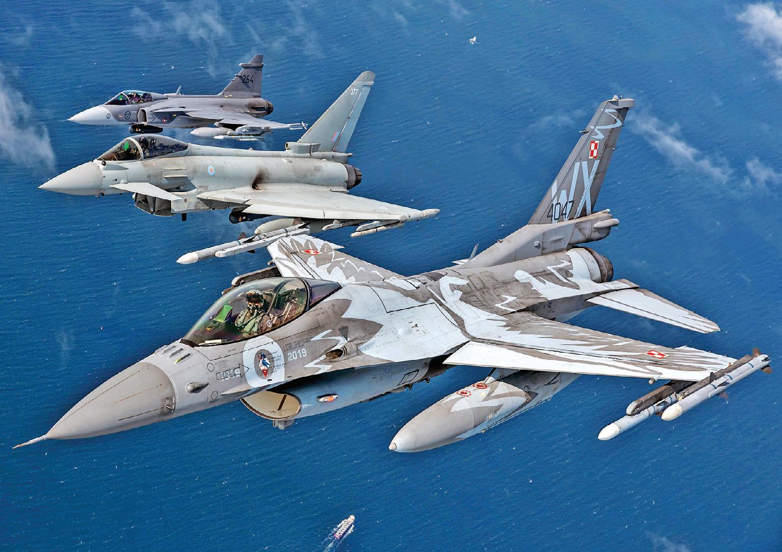 Poland deploys fighter jets to secure airspace