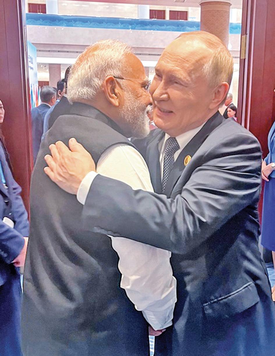 PM Modi wishes Putin on b'day