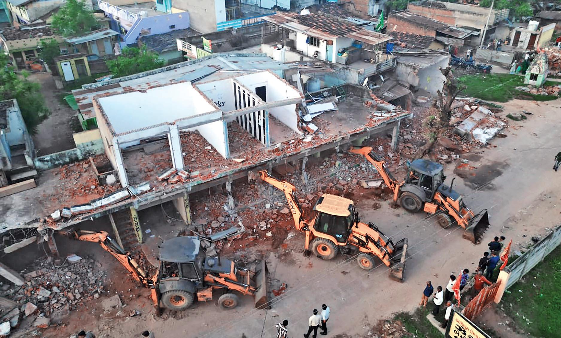G'nagar rioters' illegal properties demolished