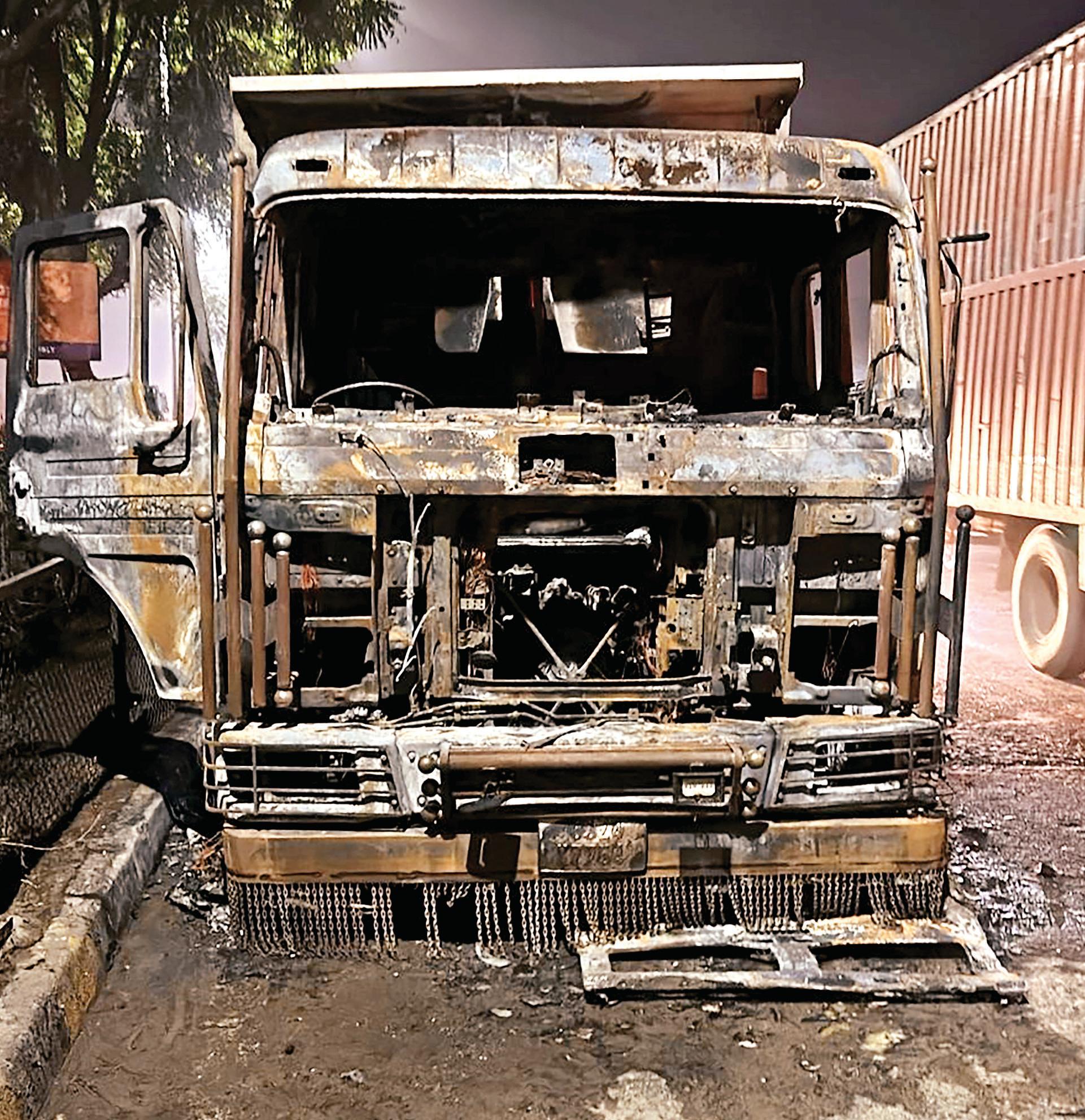 Scooty catches fire after collision, youth dies on spot