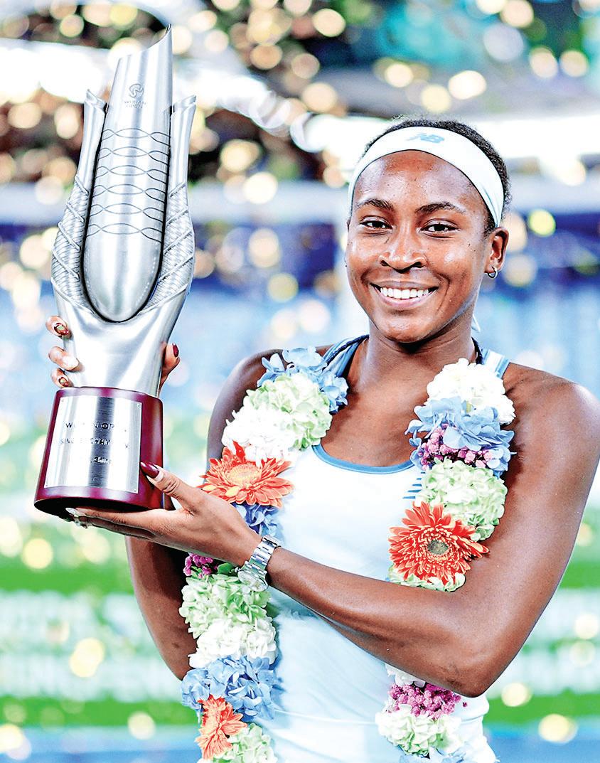 Gauff beats Pegula to win Wuhan Open
