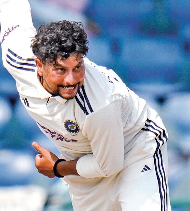 Kuldeep Yadav achieves career-best Test ranking