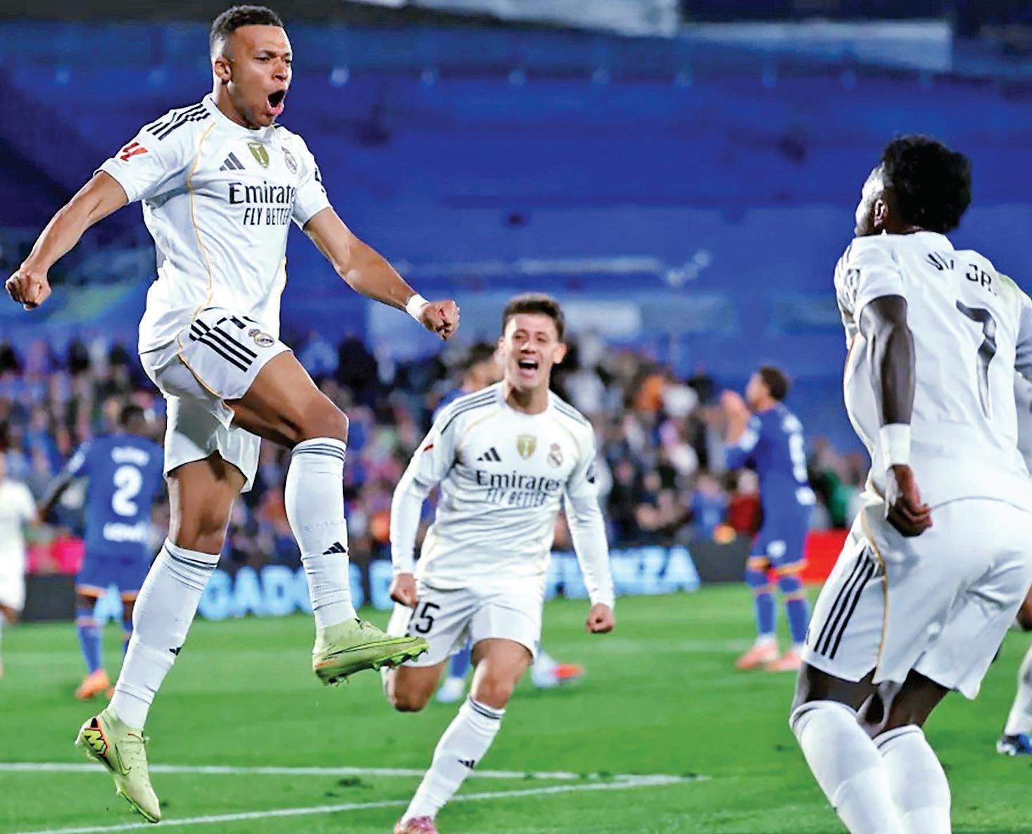 Mbappé leads Real Madrid to 1-0 win