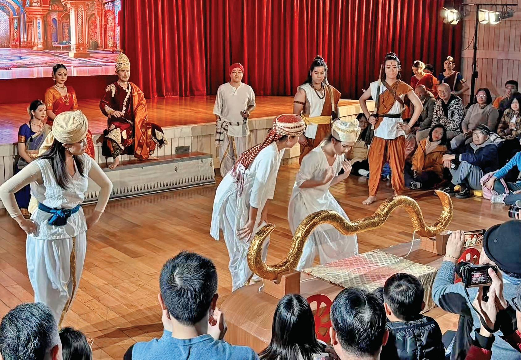 Chinese artistes perform Ramayana dance drama