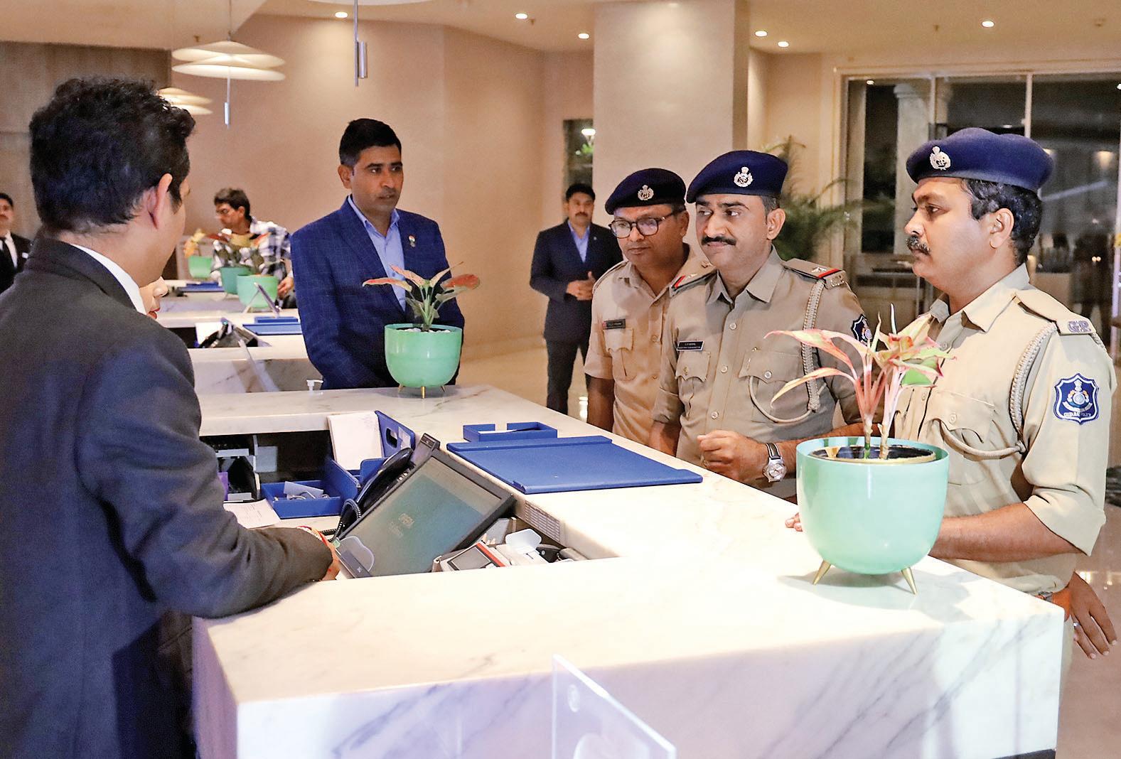 Surprise checks at hotels, rented homes