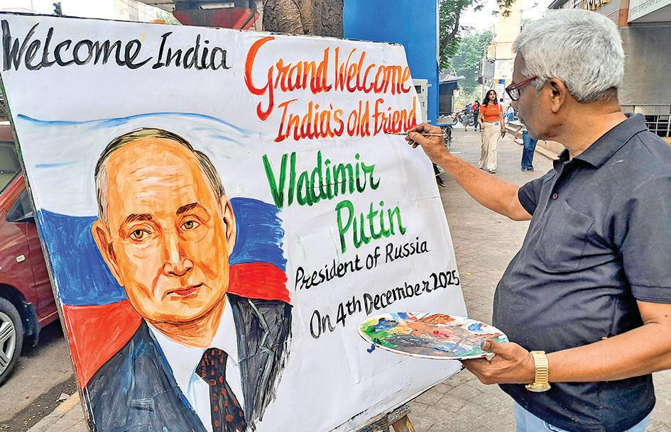 Putin on 2-day India visit next week
