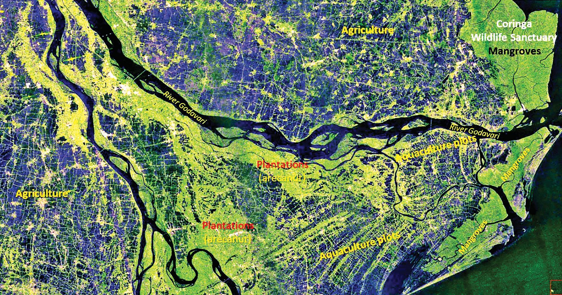 NISAR sends image of river deltas in India