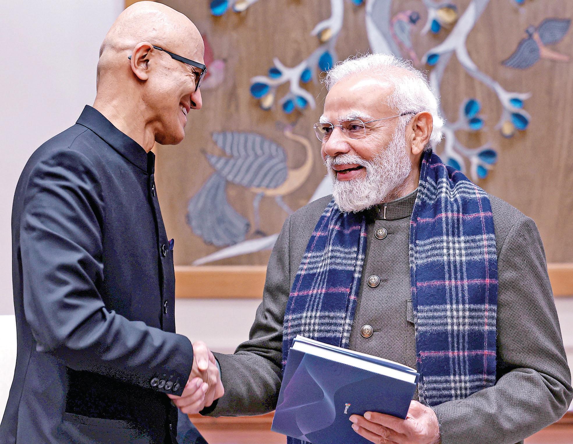 Microsoft plans to invest $17.5 bn in India: Nadella
