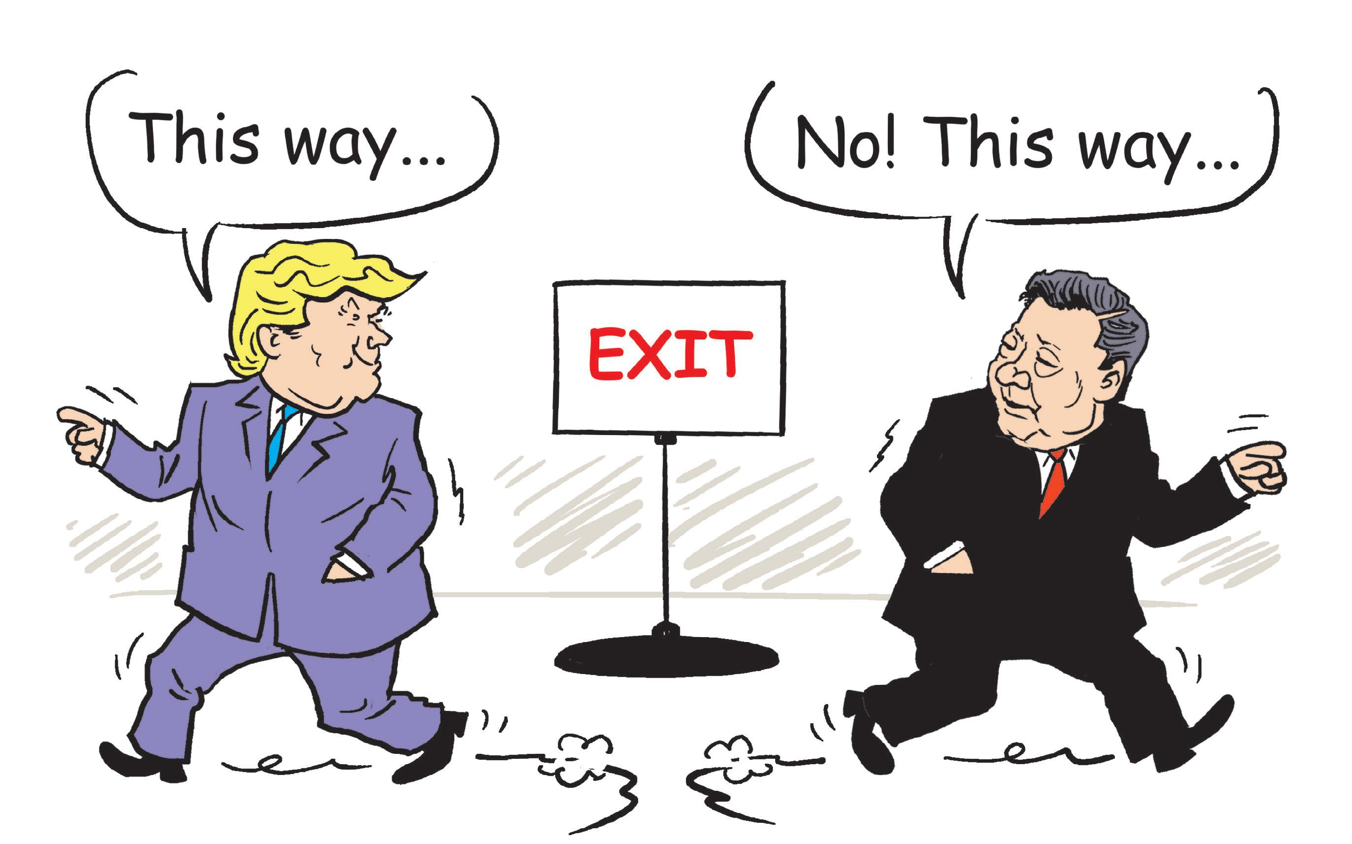 Don pins Xi's 'US decline' blame on Biden