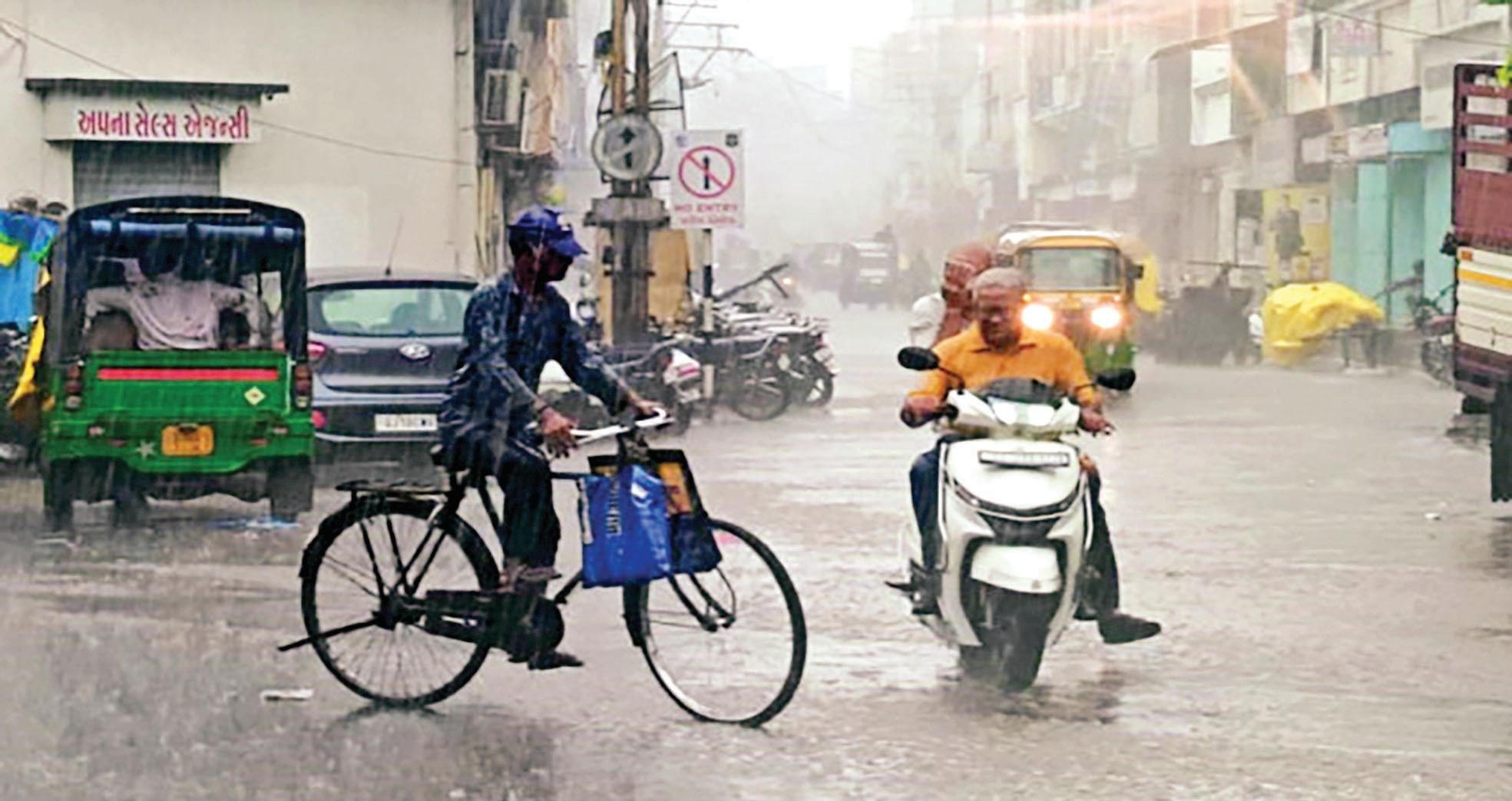 Heavy showers lash 46 talukas across Gujarat