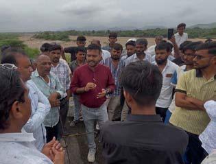 ઈકબાલગઢ-ખારા ગામને જોડતા પુલના સમારકામની ગુણવત્તા સામે સવાલો ઉઠ્યા