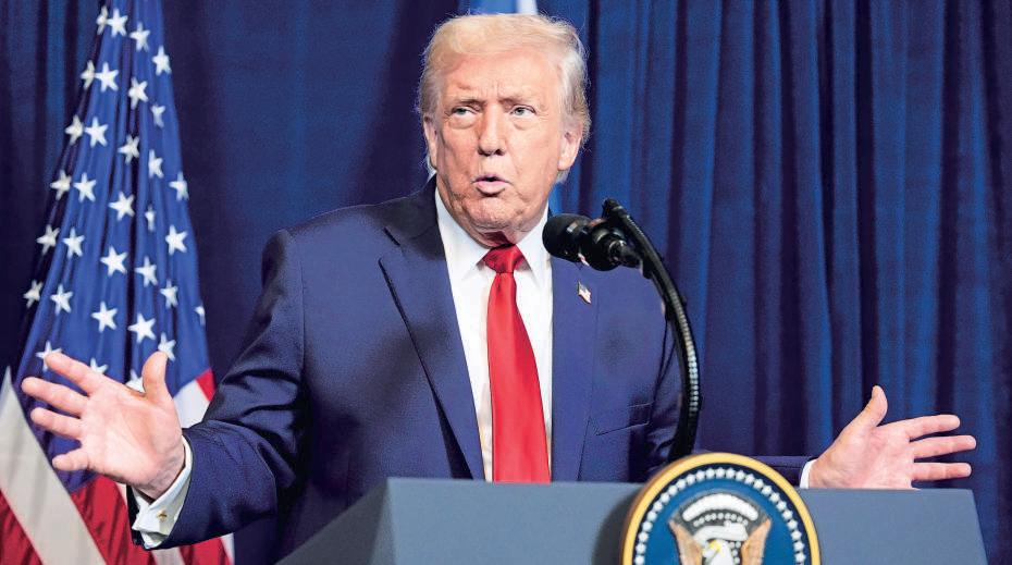 AS SIGNS OF AGING EMERGE, TRUMP RESPONDS WITH DEFIANCE