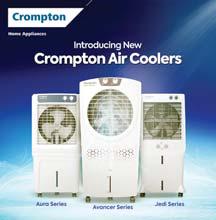 Crompton rolls out its all new range of Aura, Avancer & Jedi Air Coolers-for an effortless summer cooling experience