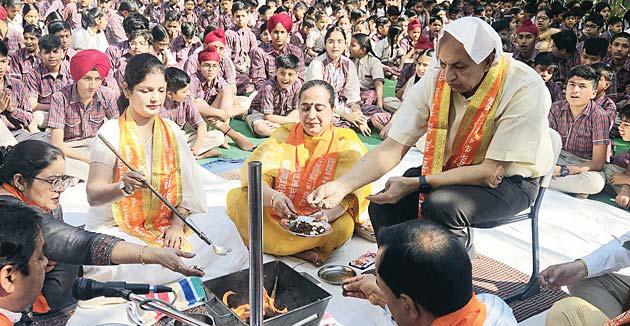 New Academic Session Commences with Havan at RBDAV Senior Secondary Public School, Bathinda