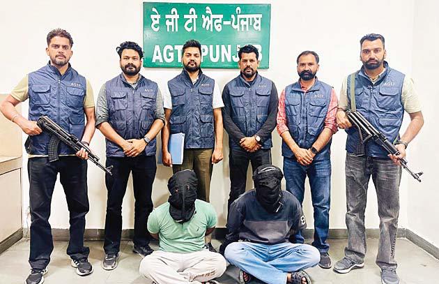 Punjab Police's AGTF Arrests Two Operatives of Lawrance Bishnoi-Rohit Godara Gang-Pistol Recovered
