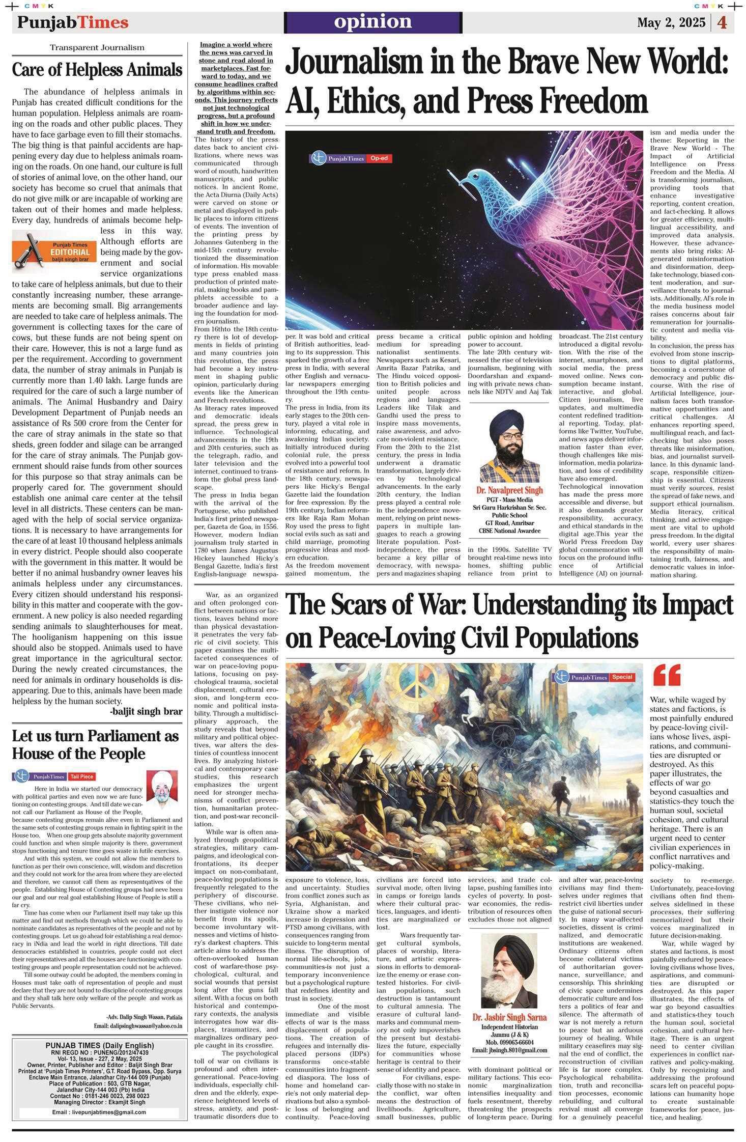 The Scars of War: Understanding its Impact on Peace-Loving Civil Populations