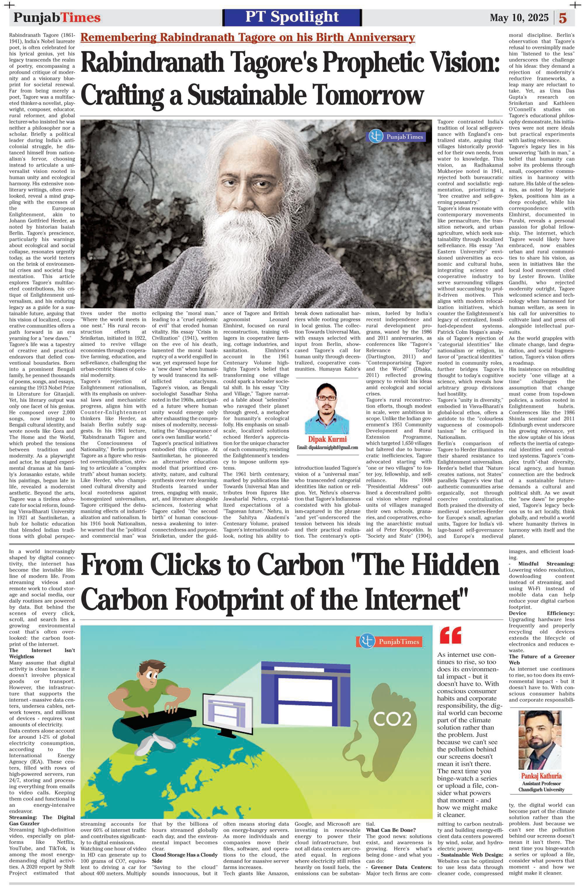 From Clicks to Carbon "The Hidden Carbon Footprint of the Internet"