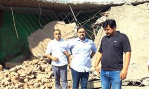 Satish visits shelling affected villages; assures relief to victims