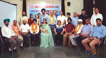 Cycling Association of J&K conducts election; Dr. Arvinder Singh Aman elected President