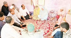 Dy CM visits shelling victim's family in Khari Chinore