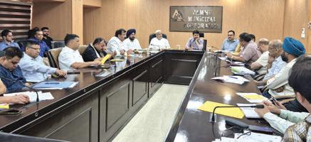 BJP MLAs hold review meeting with Comm JMC