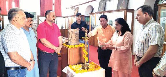 Special exhibition on Basohli Miniature Paintings held at Dogra Art Museum