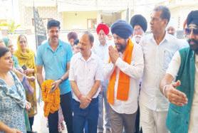 Dr Narinder inspects development works
